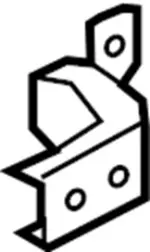 80421JL00A - Body: Lower Hinge for Infiniti Image