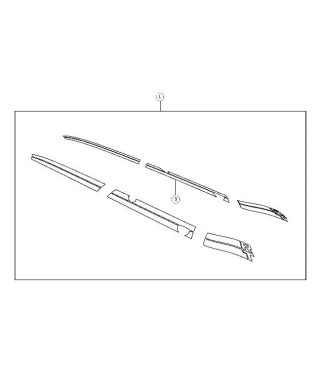 Front Fender Decal, Left - Mopar (1LW71PR4AA)