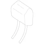 20397004788J19 - Body: Headrest for Mercedes-Benz Image