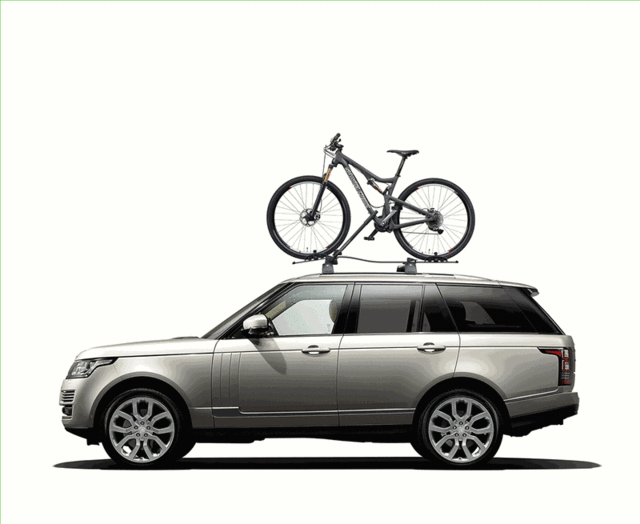 Roof Mounted Bike Carrier - Wheel Mounted - Land-Rover (VPLZR0186)