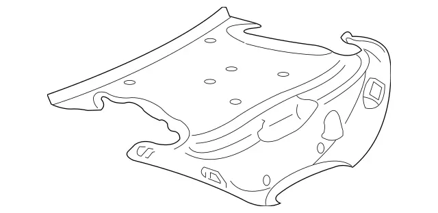 23069016419C79 - Body: Trunk Lid Trim for Mercedes-Benz Image