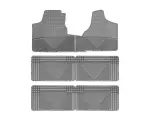 W16GRW25GRW25GR - : Grey All Weather Floor Mats for WeatherTech Image