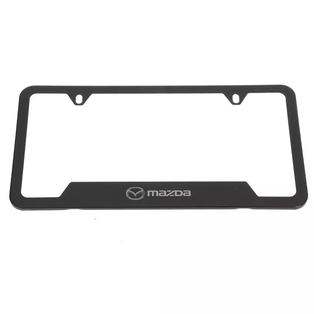 License Plate Frame, Black Slimline - Mazda (C9N6-V4-027)
