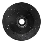 63354130R - : DFC Brake Rotor - Drilled and Slotted - Black for DYNAMIC FRICTION Image