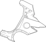 GHA125DAMA - : Quarter Panel for INFINITI: QX30 Image