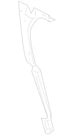 16469320339051 - Body: Rear Pillar Trim for Mercedes-Benz Image