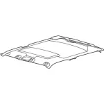 BC3Z2651944HC - Body: Headliner for Ford: F-250 Super Duty, F-350 Super Duty, F-450 Super Duty Image