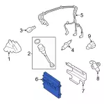 5U7Z12AV650GPARM - Electrical: ECM for Ford: F-150, F-150 Heritage Image