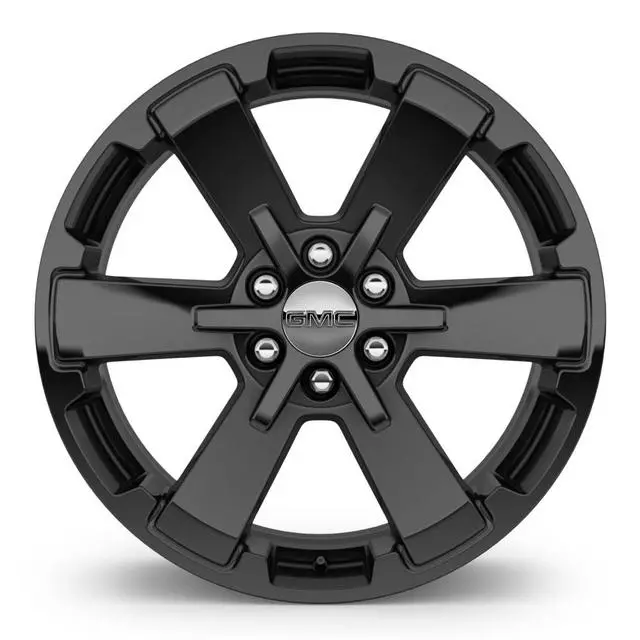 22" Wheel, 6-Spoke, High Gloss Black (PRICED INDIVIDUALLY) - GM (19301162)