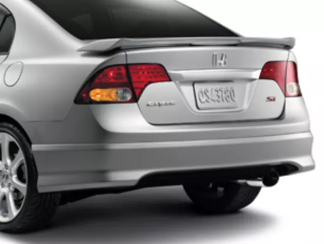 8F03SNX1W0 - Exterior: Rear Under Spoiler - Polished Metal Metallic for Honda: Civic Image