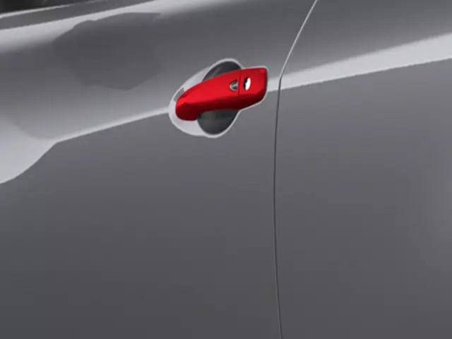 Door Handle Cover W/ I-Key, Red - Nissan (T99G8-5RL0D)