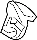 76774AG001 - Body: Seat Support for INFINITI: M45, Q45 Image