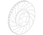 1904217400 - Brakes: Brake Disc, Vented for Mercedes-Benz Image