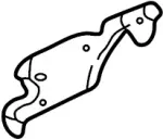 28195AR200 - : CD Changer Bracket for INFINITI: Q45 Image