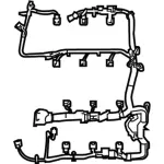 BU5Z12A581E - Electrical: Engine Harness for Ford: Flex, Taurus | Lincoln: MKS, MKT Image