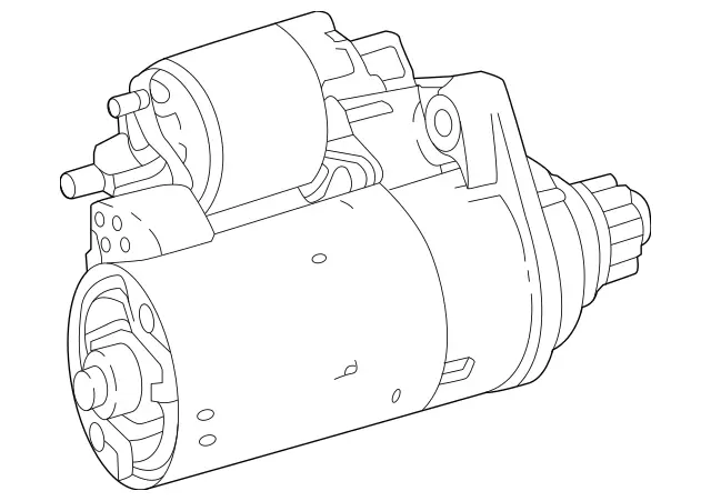 6459060800 - : Starter for Mercedes-Benz: CLA250, GLA250 Image