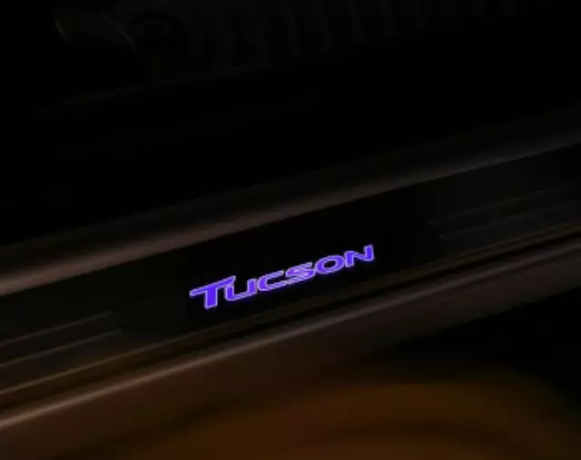 CWF69AU000 - Exterior: 2022 2023 Hyundai Tucson Llumindated Door Scuff Sill Plates for Hyundai: Tucson Image