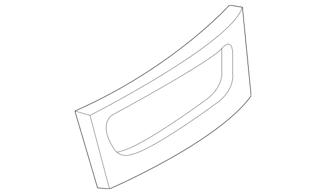 2196800939 - Body: Trim Cover for Mercedes-Benz Image