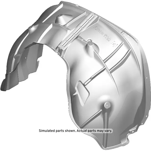 84533749 - Body: Fender Liner for GMC: Sierra 1500, Sierra 1500 Limited Image