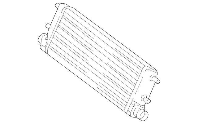 1405000000 - Radiator: Oil Cooler for Mercedes-Benz: 300SD, 400SE, 400SEL, 500E, 500SEC, 500SEL, 600SEL, G55 AMG, G63 AMG, G65 AMG, S420 Image image