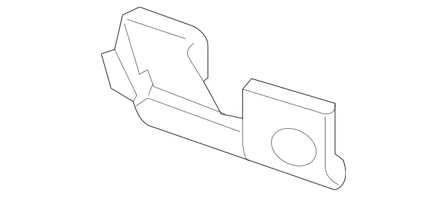 1668312000 - Heating and Ventilation: Air Duct for Mercedes-Benz: GL350, GL450, GL550, GL63 AMG, GLE300d, GLE350, GLE400, GLE43 AMG, GLE450 AMG, GLE550e, GLE63 AMG, GLE63 AMG S, GLS350d, GLS450, GLS550, GLS63 AMG, ML250, ML350, ML400, ML550, ML63 AMG Image image