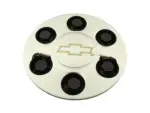9595261 - Suspension: Hub Cap for Chevrolet: Astro, Avalanche 1500, Express 1500, Express 2500, Express 3500, Silverado 1500, Silverado 1500 Classic, Silverado 1500 HD, Silverado 1500 HD Classic, Silverado 2500, Silverado 2500 HD, Silverado 2500 HD Classic, Silverado 3500, Silverado 3500 Classic, Silverado 3500 HD, Tahoe Image
