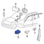 7G1Z14B321A - Electrical: Diagnostic Unit for Ford: Five Hundred | Mercury: Montego Image