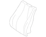 22091036478J72 - : Seat Back Cover for Mercedes-Benz Image