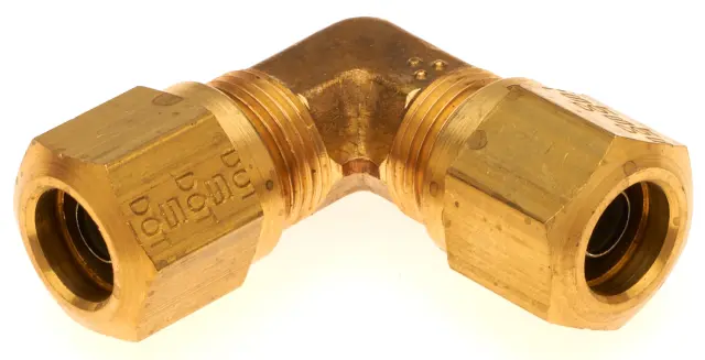 G324040606 - : Air Brake Union - 90 (Nylon Tubing Compression) for Gates Image