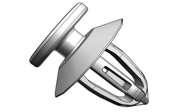 11547601 - Body: Door Trim Panel Retainer for Buick: Encore GX, Envista | Cadillac: Escalade, Escalade ESV, XT4 | Chevrolet: Blazer, Bolt EUV, Silverado 2500 HD, Silverado 3500 HD, Suburban, Tahoe, Trailblazer, Trax | GMC: Sierra 2500 HD, Sierra 3500 HD, Yukon, Yukon XL Image