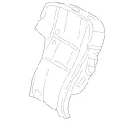 2029101316 - Front Seats: Padding for Mercedes-Benz Image