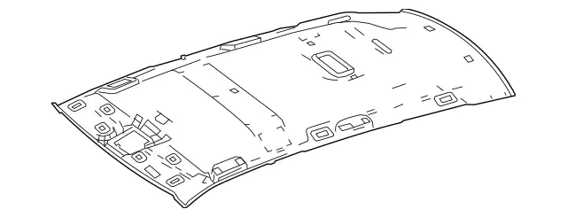 2046907150 - Trim and Lining: Trim, Roof for Mercedes-Benz: GLK250, GLK350 Image image