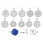 7L5Z1007N - Suspension: Wheel, Alloy for Ford: Ranger Image