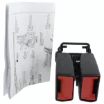 HG9Z5460045AK - Electrical: Buckle End for Ford: Fusion, Police Responder Hybrid, SSV Plug-In Hybrid | Lincoln: MKZ Image