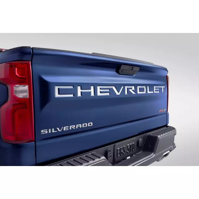 Polished Stainless Steel CHEVROLET Tailgate Lettering by Putco(TM) - Associated Accessories - GM (19417967)