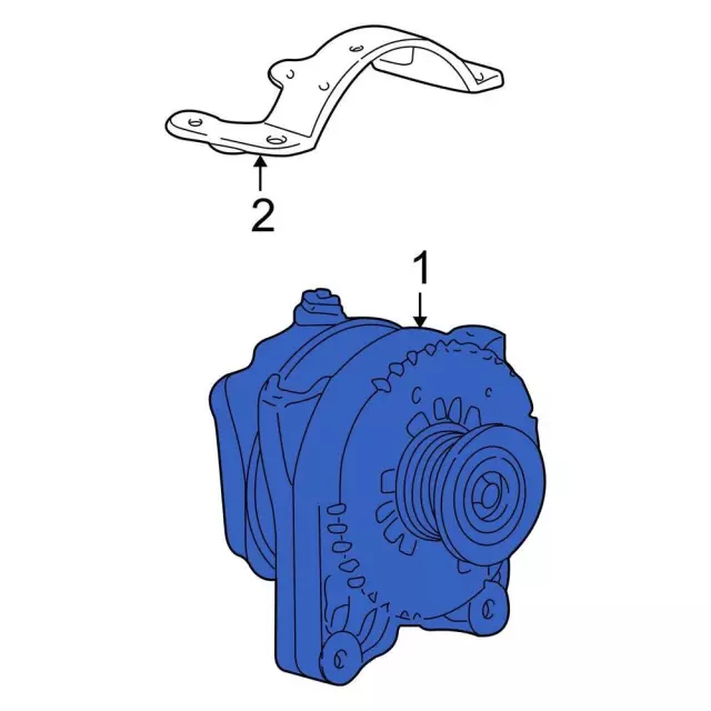 4U2Z10V346FBRM - : Alternator for Ford: Mustang Image
