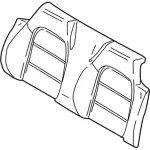 FR3Z7666800B - Body: Seat Back Pad for Ford Image