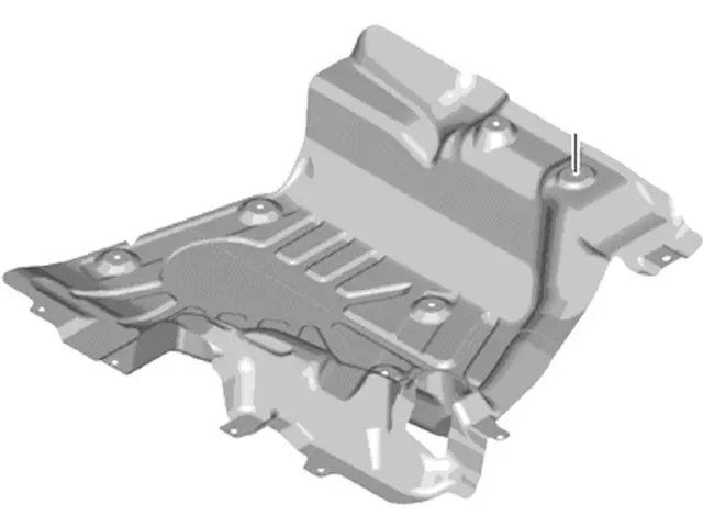 DV6Z58114B06C - Exhaust: Heat Shield for Ford Image