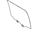 CC3Z2625712B - Body: Door Glass for Ford: F-250 Super Duty, F-350 Super Duty, F-450 Super Duty Image