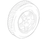 1674000300 - Wheels: Disk Wheel for Mercedes-Benz Image