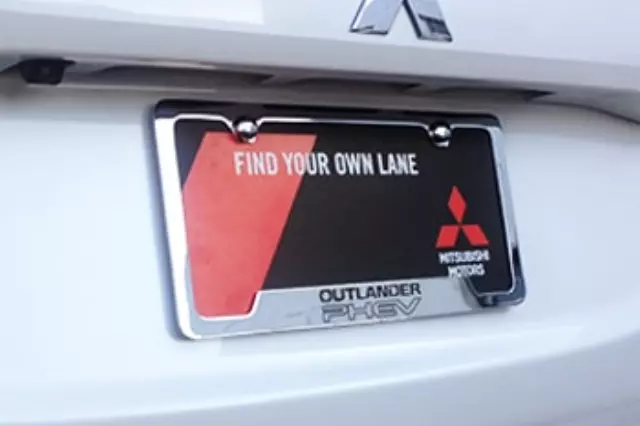MZ315045 - Exterior: License Plate Frame for Mitsubishi Image