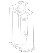 2214700659 - Fuel System: Activated Charcoal Filter for Mercedes-Benz: 250, 300S, CL550, CL600, CL63 AMG, CL65 AMG, S350, S500, S550, S600, S63 AMG Image