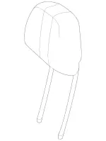 21897003807E80 - : Headrest for Mercedes-Benz Image