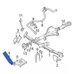 5U2Z18V125BSA - Suspension: Shock for Ford: Explorer, Explorer Sport Trac | Mercury: Mountaineer Image