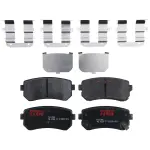 TXC1398 - : TRW PREMIUM BRAKING - CERAMIC BRAKE PAD SET - TXC1398 for TRW Image