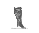 84651040 - : Passenger Side Body Hinge Pillar Outer Panel Reinforcement for GM Image