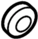 74816VE200 - Body: Drain Hose Grommet for INFINITI: Q60, QX55 Image