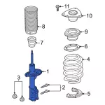 LB5Z18124L - : Strut for Ford Image