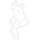 9064926941 - Exhaust: Converter &amp; Pipe Bracket for Mercedes-Benz Image