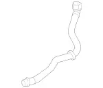 2315000775 - Radiator: Coolant Filling Hose for Mercedes-Benz: SL65 AMG Image